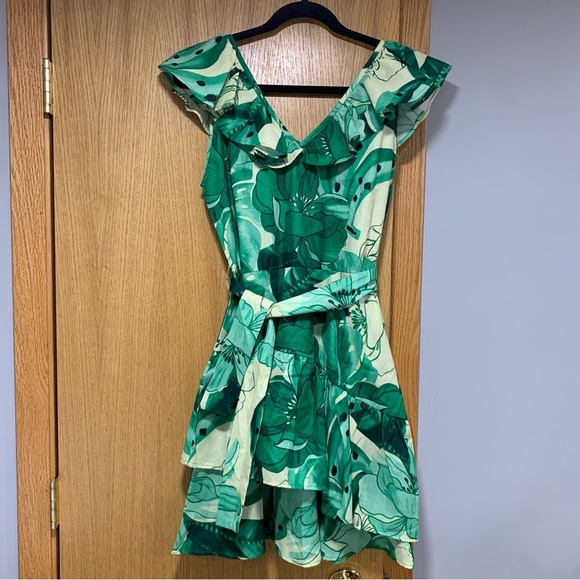 HT 360 Collective Dark Green Short Dress - Size XS - Picture 3 of 9